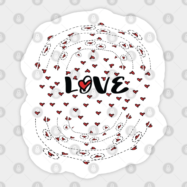 LOVE LOVE LOVE Sticker by CindyS